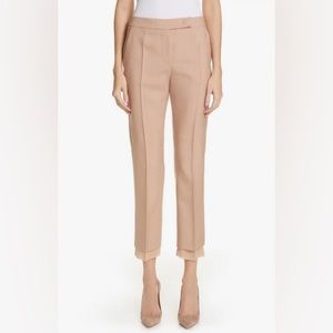 NWT FLAWED MaxMara Tartufo Mohair & Silk Pants size 14